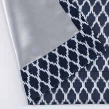 Kate Aurora 2 Pack Amari Contemporary Lattice Light Filtering Grommet Top Window Curtain Panels