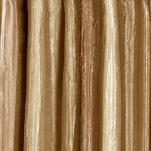 GoodGram Ombre Crushed Satin Sheer Single Window Curtains & Valances - 46 in. W x 42 in. L Single Valance, Sandstone