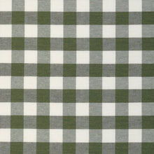 Kate Aurora Country Farmhouse Buffalo Check Plaid Gingham Single Window Curtain - 42 in. W x 63 in. L, Sage Green