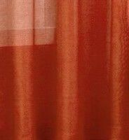 GoodGram Basic Home Grommet Top Sheer Single Window Curtain - 52 in. W x 84 in. L, Spice