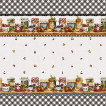 GoodGram Mason Jars Cottage Style Country Farmhouse Cafe Kitchen Curtain Swag & Tiers Set - 57 in. W x 24 in. L