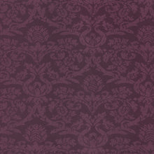 Kate Aurora Jacquard Damask Curtains With An Attached Austrian Valance & Tiebacks - 63 in. Long - Burgundy