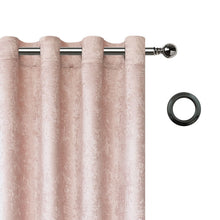 Kate Aurora Modern Art Contemporary 2 Pack Light Filtering Grommet Top Curtains - Rose Pink