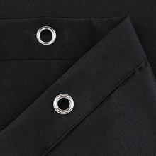 Kate Aurora Living Hotel Collection Mold & Mildew Resistant Fabric Shower Curtain - Black