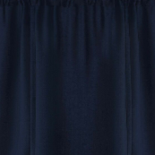Kate Aurora Shabby Linen Farmhouse Sheer Flax Curtain Tie Up Single Window Curtain Shade - 42 in. W x 63 in. L, Navy