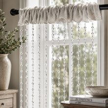 Kate Aurora Luxurious Jaeger Rod Pocket Acrylic Beaded Single Window Curtain Panel - 40 in. W x 84 in. L - Clear