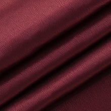Kate Aurora Ultra Lux Faux Silk Regency Crinkle Rod Pocket Semi Sheer Single Curtain Panel - 52 in. W x 84 in. L, Burgundy