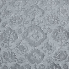 Kate Aurora Regency Collection Raised Jacquard Damask Grommet Top Curtains - 52 in. W x 84 in. L, Gray
