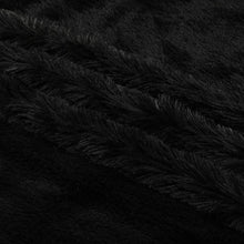 Kate Aurora Regal Luxe Oversized Ultra Soft & Fuzzy Lined Accent Throw Blanket - 50 in. W x 70 in. L - Black