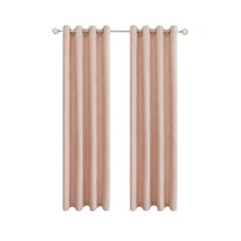 Kate Aurora Hotel Chic 2 Pack Light Filtering Grommet Top Window Curtains - 52 in. W x 84 in. L, Rose/Pink