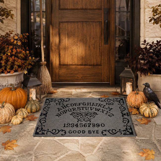 Kate Aurora Halloween Board Bristled Coir Outdoor Welcome Mat - 18"x30"
