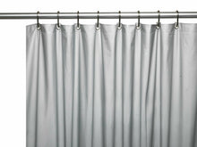 Kate Aurora Hotel Heavy Duty 10 Gauge Vinyl Shower Curtain Liners - Silver 72" x 72" Standard Shower Curtain Liner