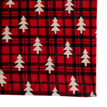 Kate Aurora Ultra Soft & Plush Red And Black Christmas Plaid Tree Check Accent Throw Blanket - 50 in. W x 60 in. L