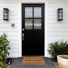 Kate Aurora Festive Christmas Snowflakes Bristled Outdoor Welcome Mat - 18"x30"