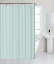 Kate Aurora Living Hotel Collection Mold & Mildew Resistant Fabric Shower Curtain - Seamist