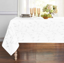 Kate Aurora Madison Floral Embroidered Fabric Tablecloth