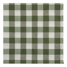 Kate Aurora Country Farmhouse Buffalo Check Plaid Gingham Single Window Curtain - 42 in. W x 84 in. L, Sage Green