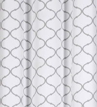 Kate Aurora Shabby Chic Designed 2 Pack Premium Trellis Grommet Top Curtain Panels - 38 in. W x 84 in. L, Gray