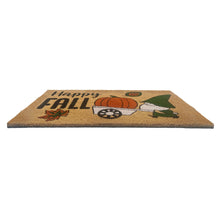 Kate Aurora Happy Fall Harvest Pumpkin Bristled Outdoor All Season Welcome Mat - 18"x30"