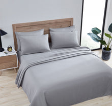 Kate Aurora Scarlet Supreme Soft Brushed Microfiber 6 Piece Sheet Set , Gray - Queen