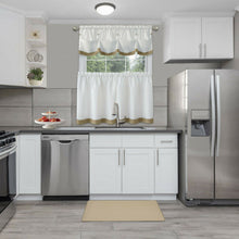 Kate Aurora Heavy Duty Non Slip Memory Foam Kitchen Mats - 18in W x 30in L, Linen/Tan