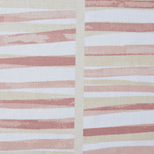 Piña & Sardinia Home Paloma Abstract Pink And White Fabric Shower Curtain - Standard Size