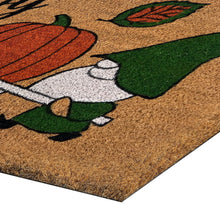 Kate Aurora Happy Fall Harvest Pumpkin Bristled Outdoor All Season Welcome Mat - 18"x30"