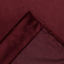 Kate Aurora Christmas Essentials Light Filtering Complete Attached Velvet Window Curtains & Valance Set - Christmas Burgundy
