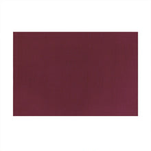 Kate Aurora 4 Pack Gingham Plaid Checkered Reversible Country Farmhouse PlaceMat - 18 in. W x 18 in. L, Burgundy