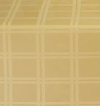 Kate Aurora Plaid & Tartan Stain Resistant & Spill-Proof Fabric Tablecloth - 6-8 Chairs, Gold