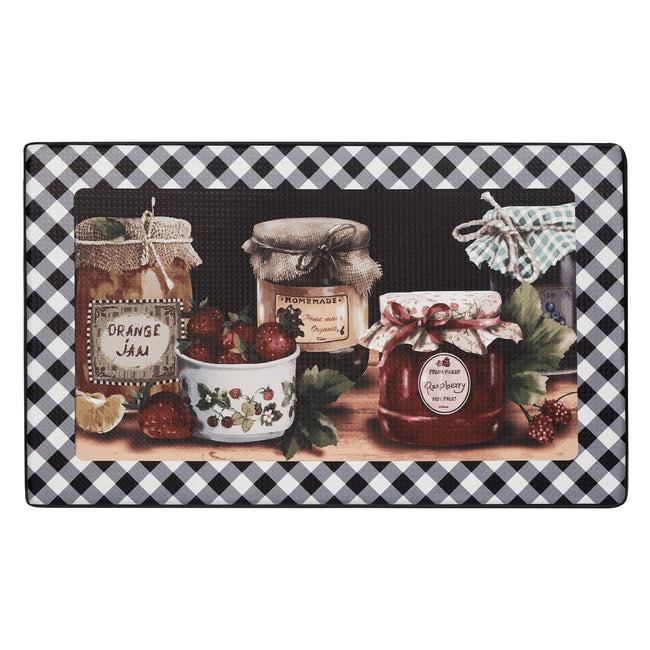 GoodGram Mason Jars Classic Country Memory Foam Anti-Fatigue Kitchen Floor Mat - 18 in. W x 30 in. L