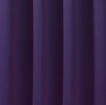 Kate Aurora Set of 2 Thermal Room Darkening Grommet Top Curtains For Small Windows - 63 in. Long - Purple