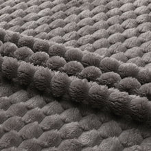 Kate Aurora Leylani Ultra Soft & Plush Luxurious Accent Throw Blanket - 50 in. W x 60 in. L - Silver