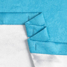 Kate Aurora Serena Elegant Jacquard Woven Fabric Shower Curtain - Standard Size - Turquoise