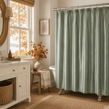 Kate Aurora Autumn Sage Lightweight Fabric Shower Curtain - 70" x 72"