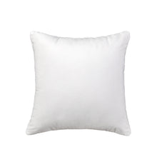 Kate Aurora Overfilled Crushed Velvet 1 Piece Zippered Christmas Accent Throw Pillow - 18" x 18" - White