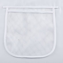 GoodGram Heavy Weight Fabric Shower Curtain Liners With Mesh Pockets - Standard Size