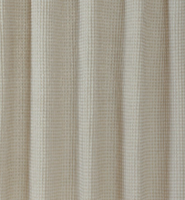 Hotel Collection Premium Waffle Weave Mold & Mildew Resistant Fabric Shower Curtain by Kate Aurora - Beige/Taupe