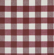 GoodGram Buffalo Burgundy Plaid Memory Foam Anti-Fatigue Kitchen Floor Mat - 18 in. W x 30 in. L