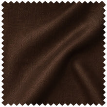 Kate Aurora Autumn Brown Lightweight Fabric Shower Curtain - 70" x 72"