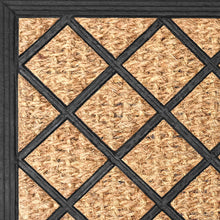 Kate Aurora Lenox Hill Lattice Coir Bristled Outdoor All Season Welcome Mat With Rubber Trim - 18"x30"