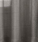 GoodGram Basic Home Grommet Top Sheer Single Window Curtain - 52 in. W x 45 in. L, Silver