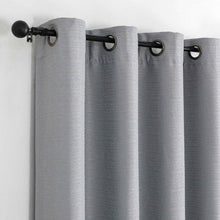 Kate Aurora 1 Piece Grace Hotel Room Darkening Grommet Top Window Curtain Panel - 84 in. Long - Gray