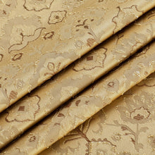 Kate Aurora Regency Collection Raised Jacquard Damask Fabric Tablecloth - 54 in. W x 84 in. L (6-8 Chairs), Gold