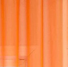 GoodGram Ultra Luxurious Elegant Sheer Grommet Single Curtain Panel - 54 in. W x 84 in. L, Orange