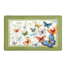 GoodGram Oversized Premium Anti Fatigue Memory Foam Kitchen Floor Mat - 30 in. W x 18 in. L, Butterflies
