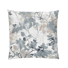 Kate Aurora Adelaide Floral Satin 18" X 18" Filled Accent Throw Pillow - Blue