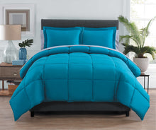 Kate Aurora Living Goose Down Alternative Bed in a Bag Complete Comforter Set - King, Teal