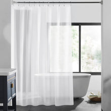GoodGram Ultra Heavy Hotel Weight Odorless PEVA Vinyl Shower Curtain Liner - Standard Size - Frosted Clear