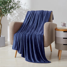 Kate Aurora Ultra Soft & Plush Ogee Damask Fleece Throw Blanket Covers - 50 in. W x 60 in. L